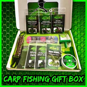 Fishing Gift Box. Our Carp Fishing Gift Box. Gift For Fishing. Carping Gift Box! Fathers day! Christmas! Anglers Gift. NEW LOWER PRICE!