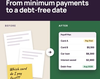 Debt Payoff Tracker Spreadsheet for Excel & Google Sheets, Snowball and Avalanche Calculator
