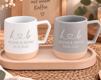 Doppelwandige Glas Thermo Tee & Kaffee Tasse mit Gravur | teeglas doppelwandig personalisierbar | Doppelwandige Latte Macchiato Gläser