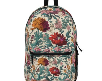 Pierre-Joseph Redouté Floral Pattern Backpack | Colorful Botanical Design