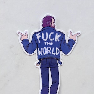 F*ck the World ジャケット ディスコ エリジウム ステッカー
