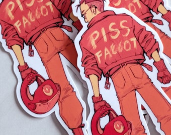 Piss Jacket Disco Elysium sticker