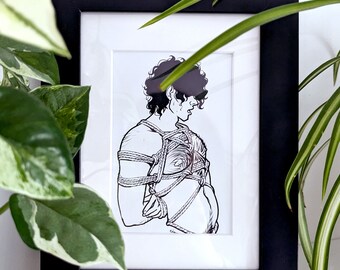 Danny A6 postcard print