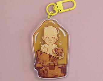 Death Stranding BB Pod acrylic keychain