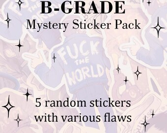 B-GRADE Mystery Sticker Pack