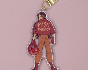 Disco Elysium Piss Jacket acrylic keychain