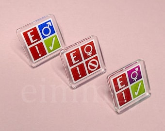 Ao3 Toxic Yaoi/Yuri/Straight acrylic pin