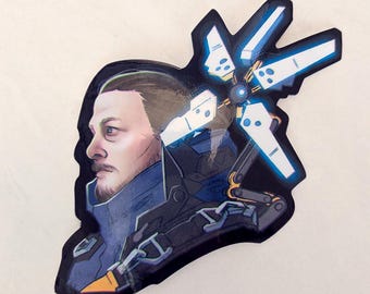 Sam Porter Bridges Death Stranding vinyl sticker