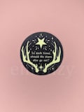Disco Elysium Dark Times glow in the dark sticker
