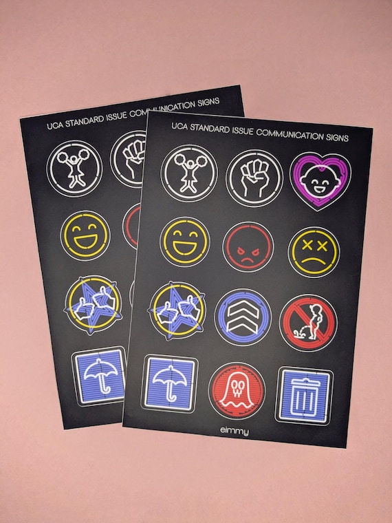 Death Stranding Signs Vinyl Sticker Sheet - Etsy Israel