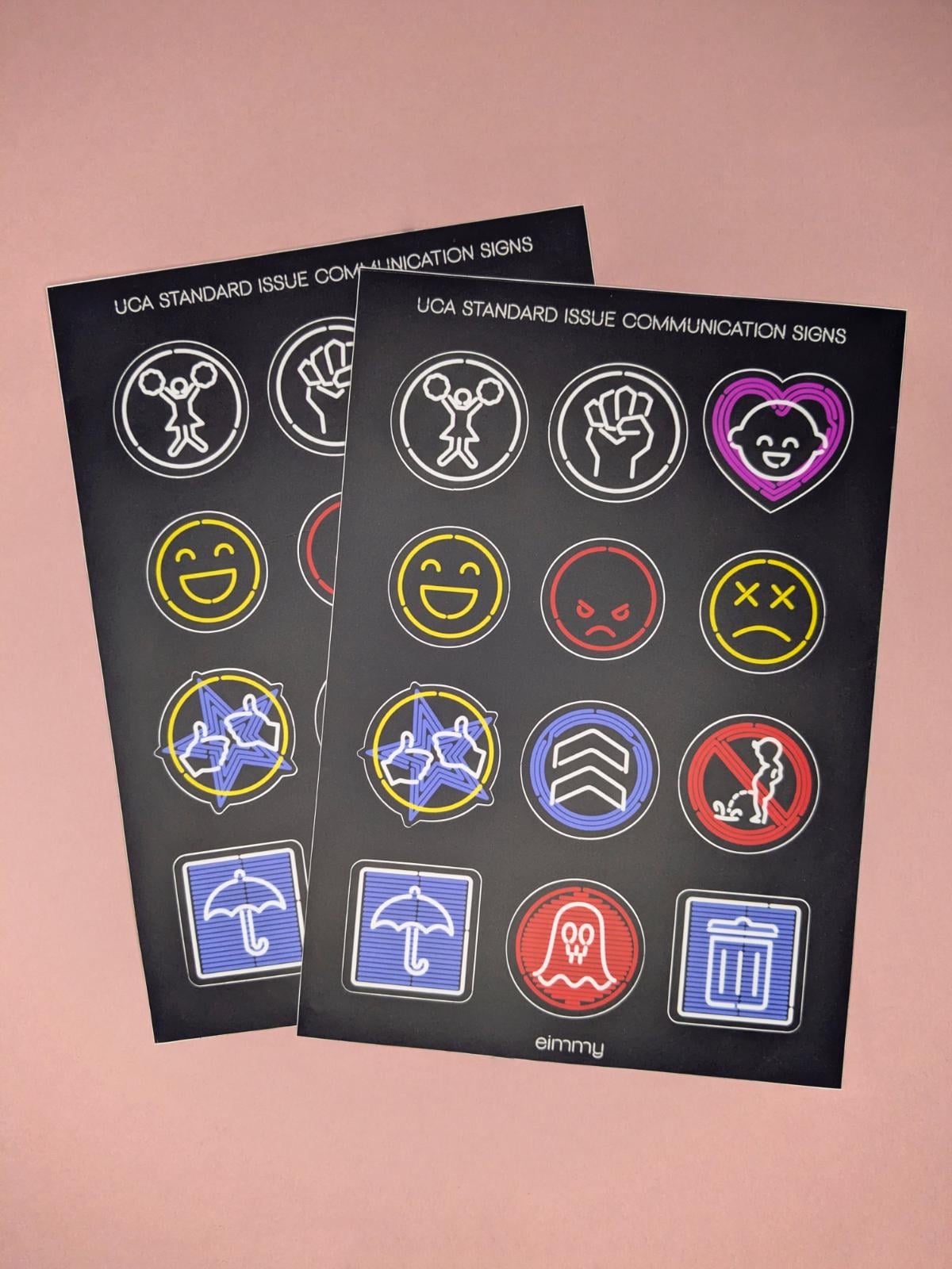 Death Stranding Signs Vinyl Sticker Sheet - Etsy Israel