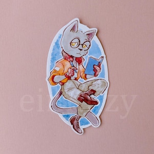 Kit Catsuragi Disco Elysium paper sticker