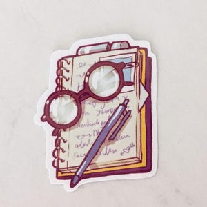 Lieutenant&#39;s Notebook Disco Elysium sticker