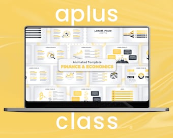 Finance & Economics INFOGRAPHICS | Animated PowerPoint TEMPLATE | Portfolio SLIDES | Wall Street Design | University and School Project