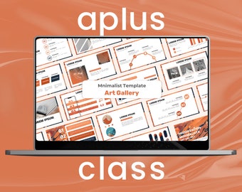 AESTHETIC PowerPoint TEMPLATE | ART Design | Beautiful Slides | University and School Project | Gallery Asthetic | Painting | Infographics