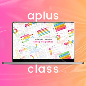 ANIMATED PowerPoint TEMPLATE | Spring INFOGRAPHICS | Aesthetic Slides | Transitions & Effects | University - School Projects | Presentation
