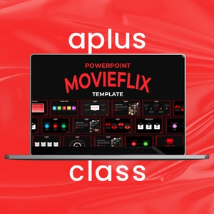 CINEMA PowerPoint Template | Themed INFOGRAPHICS | Animated SLIDES | Movie Streaming Platform | Movie Design | University & School Project