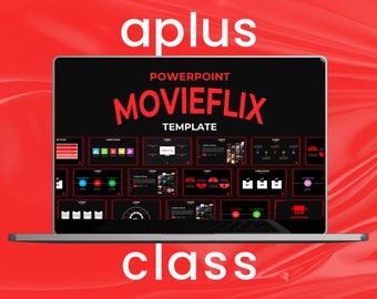 CINEMA PowerPoint Template | Themed INFOGRAPHICS | Animated SLIDES | Movie Streaming Platform | Movie Design | University & School Project