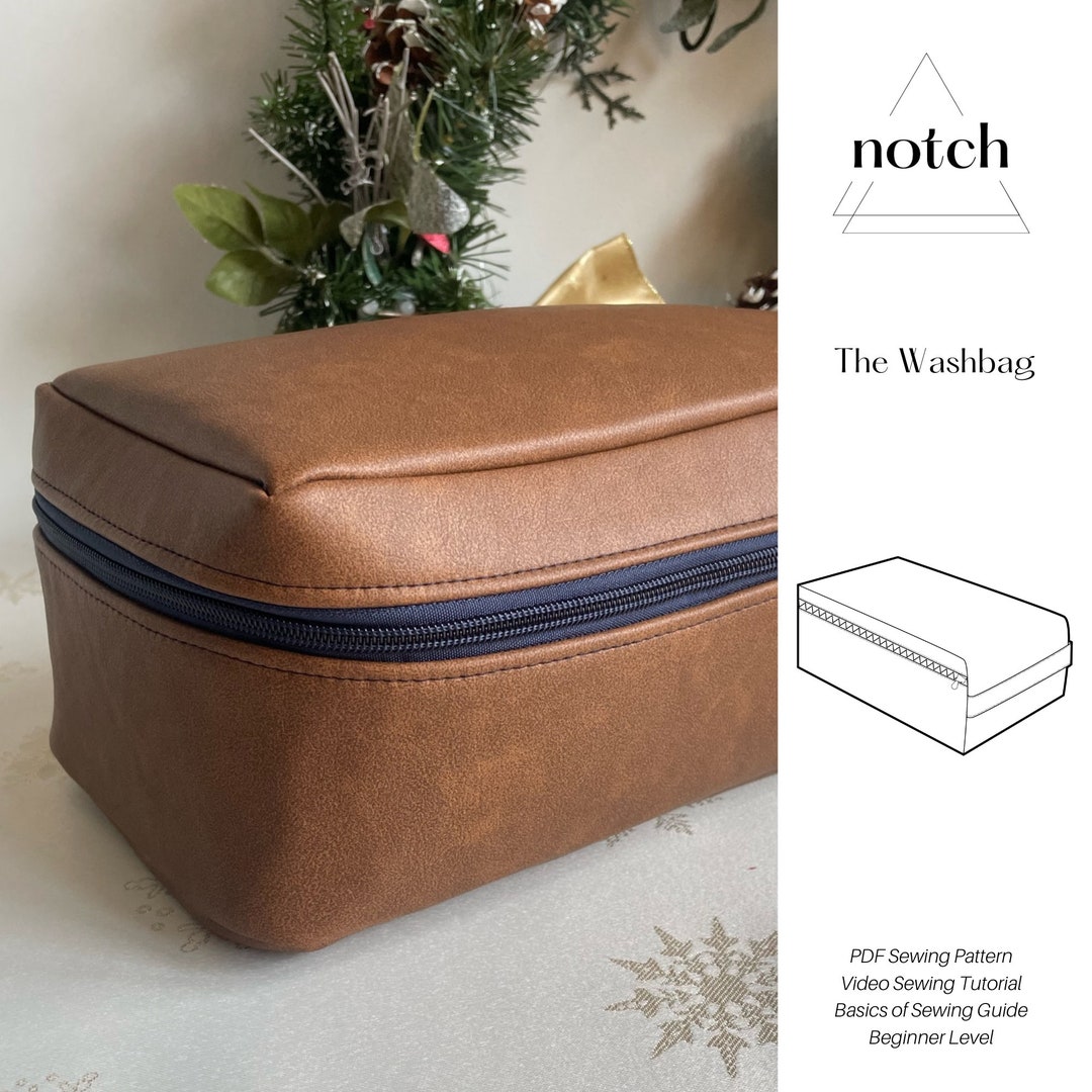 Washbag Sewing Pattern // Simple Washbag Sewing Pattern Etsy