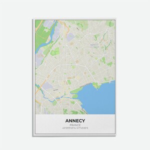 Annecy City Poster