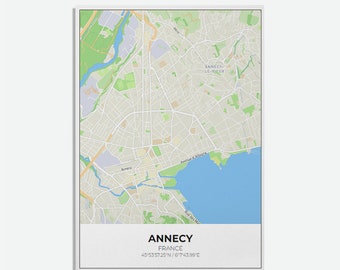 Ciudad de Annecy Póster