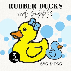 Kaczka gumowa w bąbelkach Clipart, niebieskie zaproszenie na baby shower SVG, ujawnienie płci SVG, na kartki z podziękowaniami, chłopiec, plik wektorowy, kaczuszka, 079SS