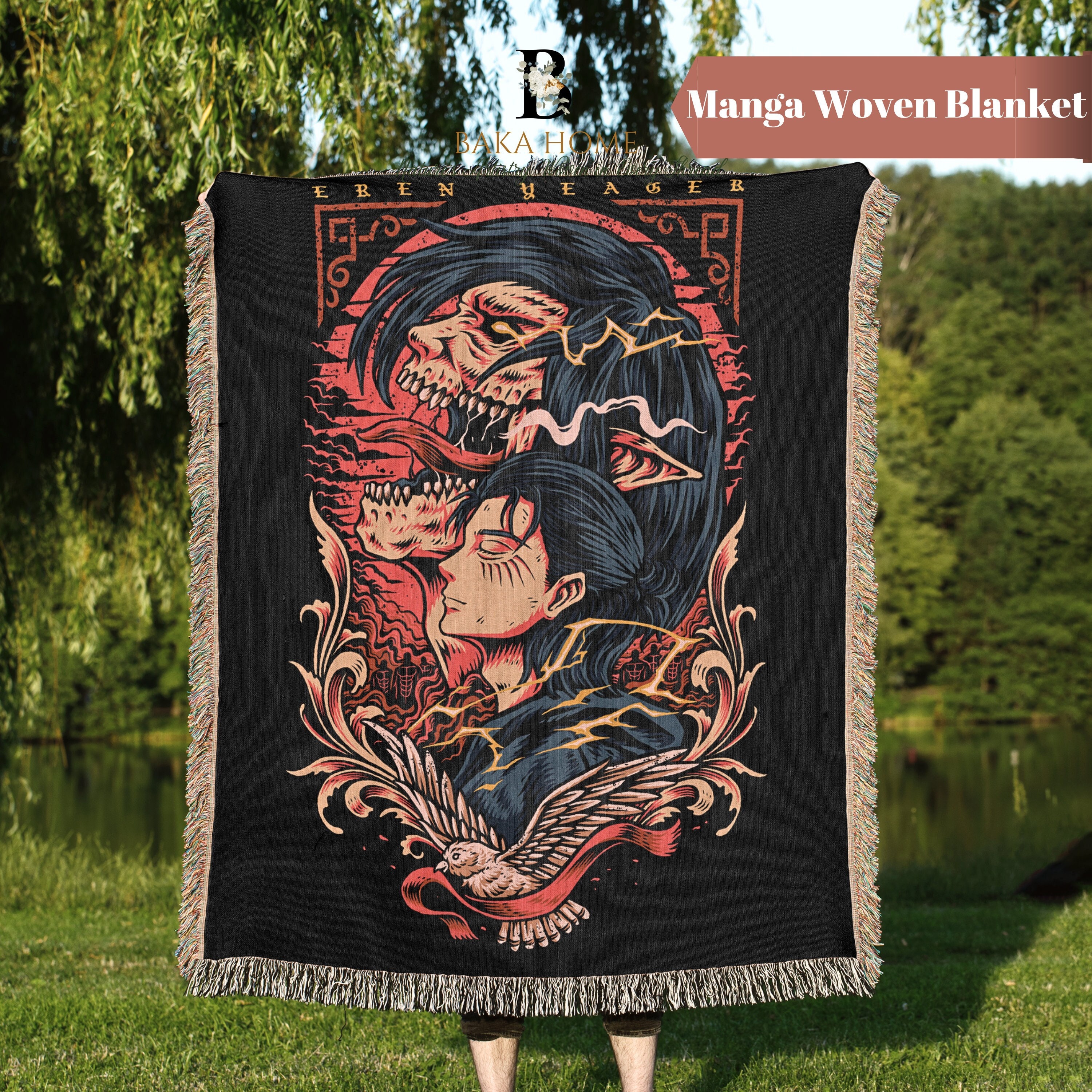 Attack on Titan Blanket Etsy