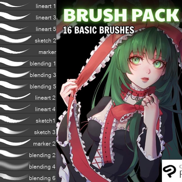 Clip Studio Paint Brushes: Anime, Manga, Webtoon Art