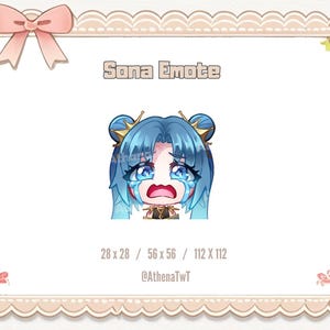 LOL Sona Emote | League of Legends Emotes | Emotes Crying Emote | Twitch | Discord | YouTube | LOL Emote Pack | Cute Chibi Emotes