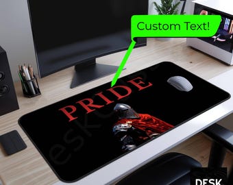 Knight Personalizable Desk Mat - Personalizable Mouse Pad - Large Mouse Pad