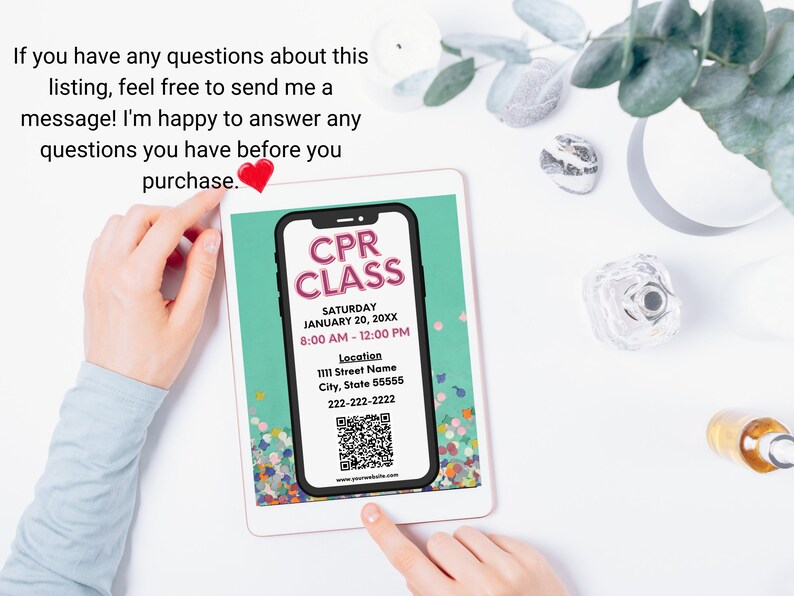 CPR & First Aid Instructor Marketing Flyer Templates for First Aid, AED