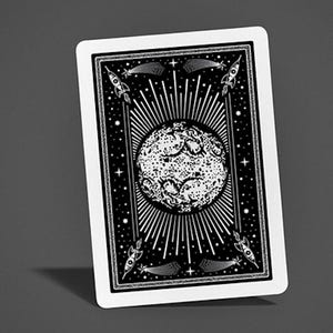 Raket speelkaarten. Luxe speelkaarten in beperkte oplage. Ruimteraket speelkaarten. Moon Rocket Space-speelkaarten