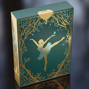 Carte da gioco di lusso Ballet Entwined. Carte da gioco Ballet. Il balletto della natura e la libertà dello spirito.