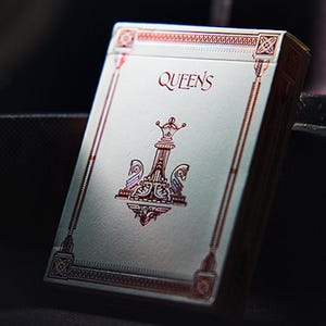 Queens Playing Cards. Chess Inspired Playing Cards. Luxury Playing Cards.