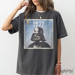 Star Wars Darth Vader's Version 1977 Comfort Colors Shirt, Star Wars Face Sweater, Galaxy's Edge Shirt, 1977 Star Wars Shirt