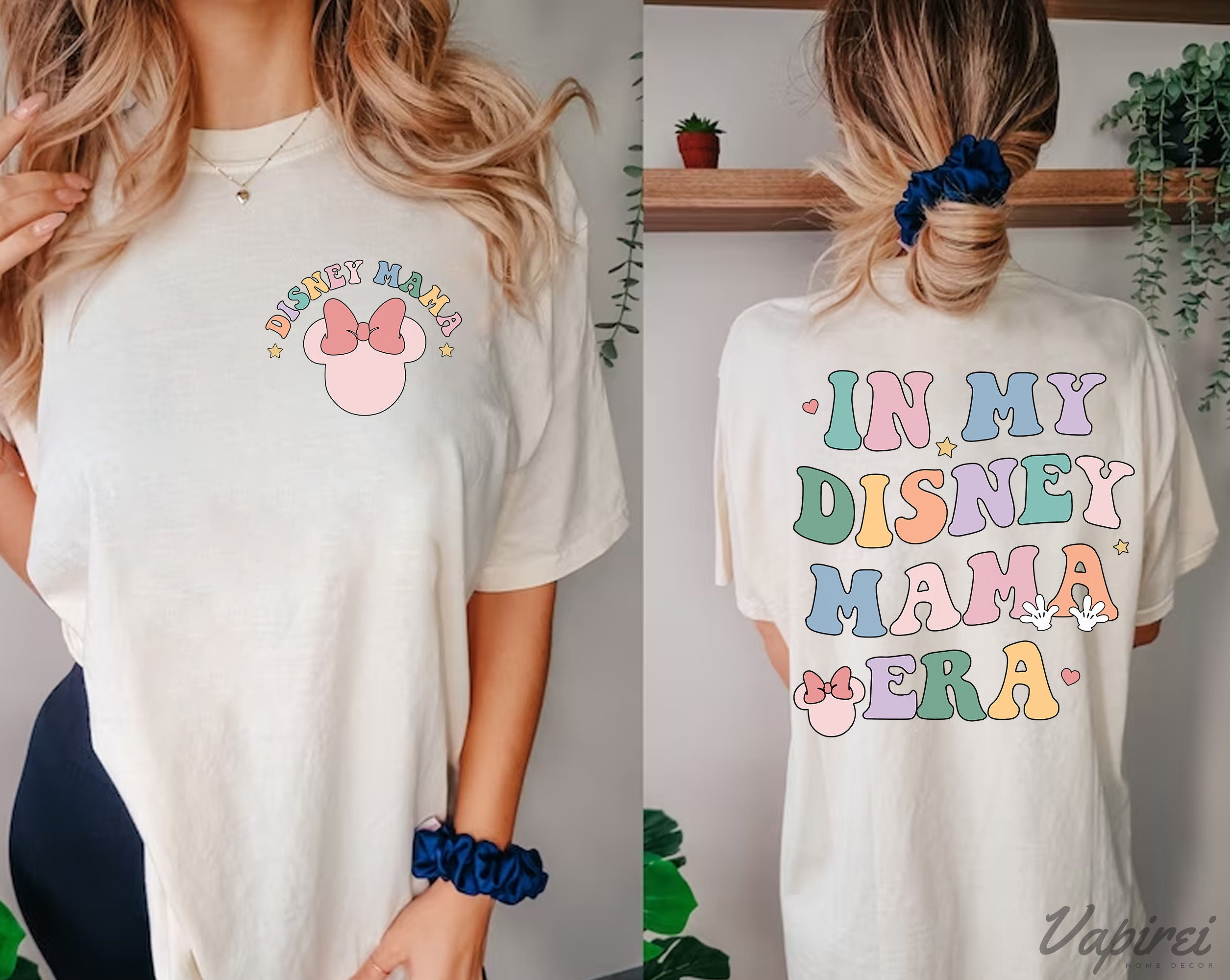 In My Disney Mama Era Double Sided Shirt