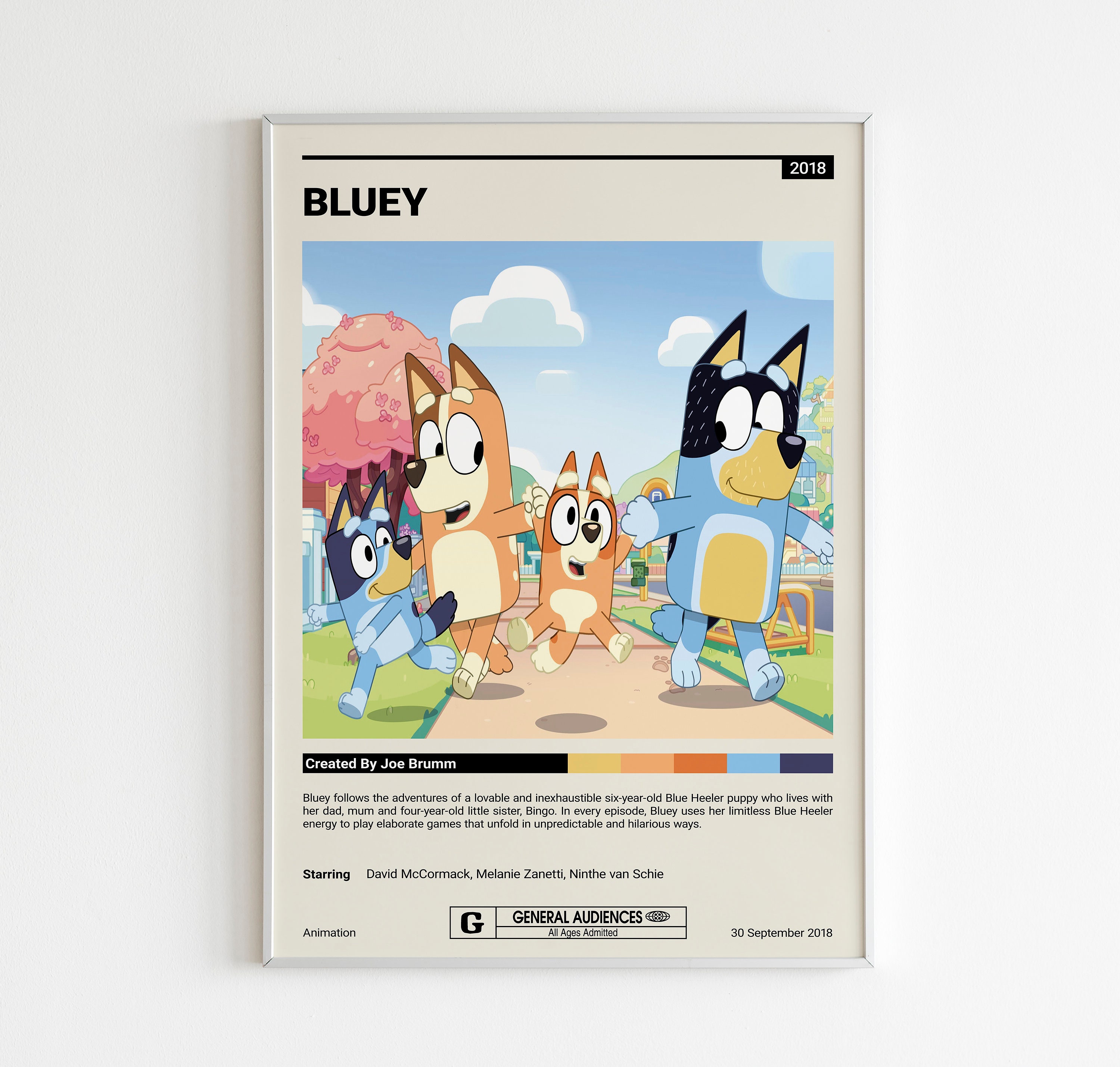  BigWig Prints Bluey Poster - Bluey Birthday Decorations, Bluey  Birthday Party Supplies, Bluey Room, Bluey Wall Decal, Bluey Bedroom Decor,  Bluey Wall Art, Bluey Gift - 6 Pack (8x10”) Unframed: Posters