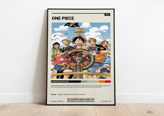 One Piece Poster Eiichiro Oda One Piece Anime Monkey D. Luffy Home Decor  Straw Hat Pirates Nami Sanji Roronoa Zoro Luffy 