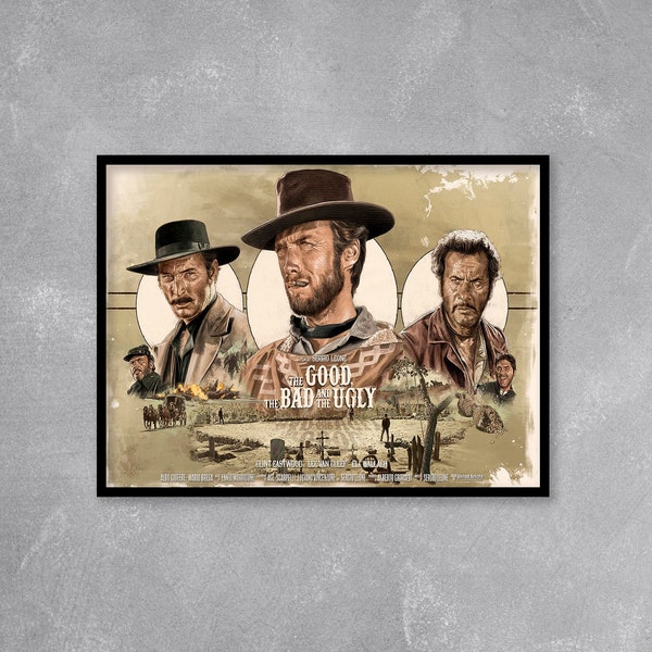 Good the Bad the Ugly Movie Posters - Etsy