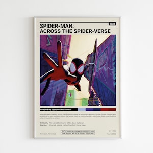  IIID Spider Movie Man Across The Spider-Verse Poster