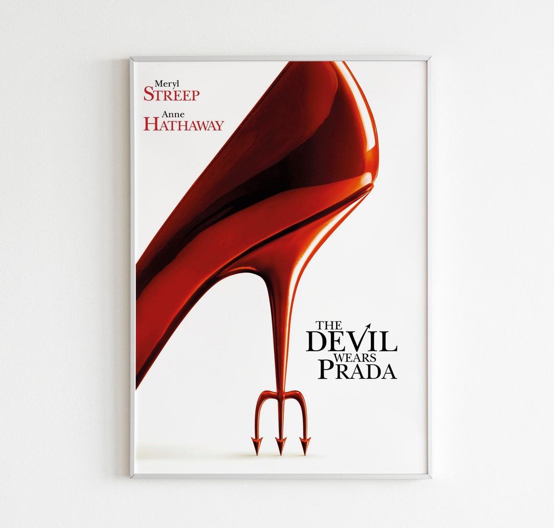 Devil Wears Prada Poster Gift Idea Poster Gift the Devil - Etsy