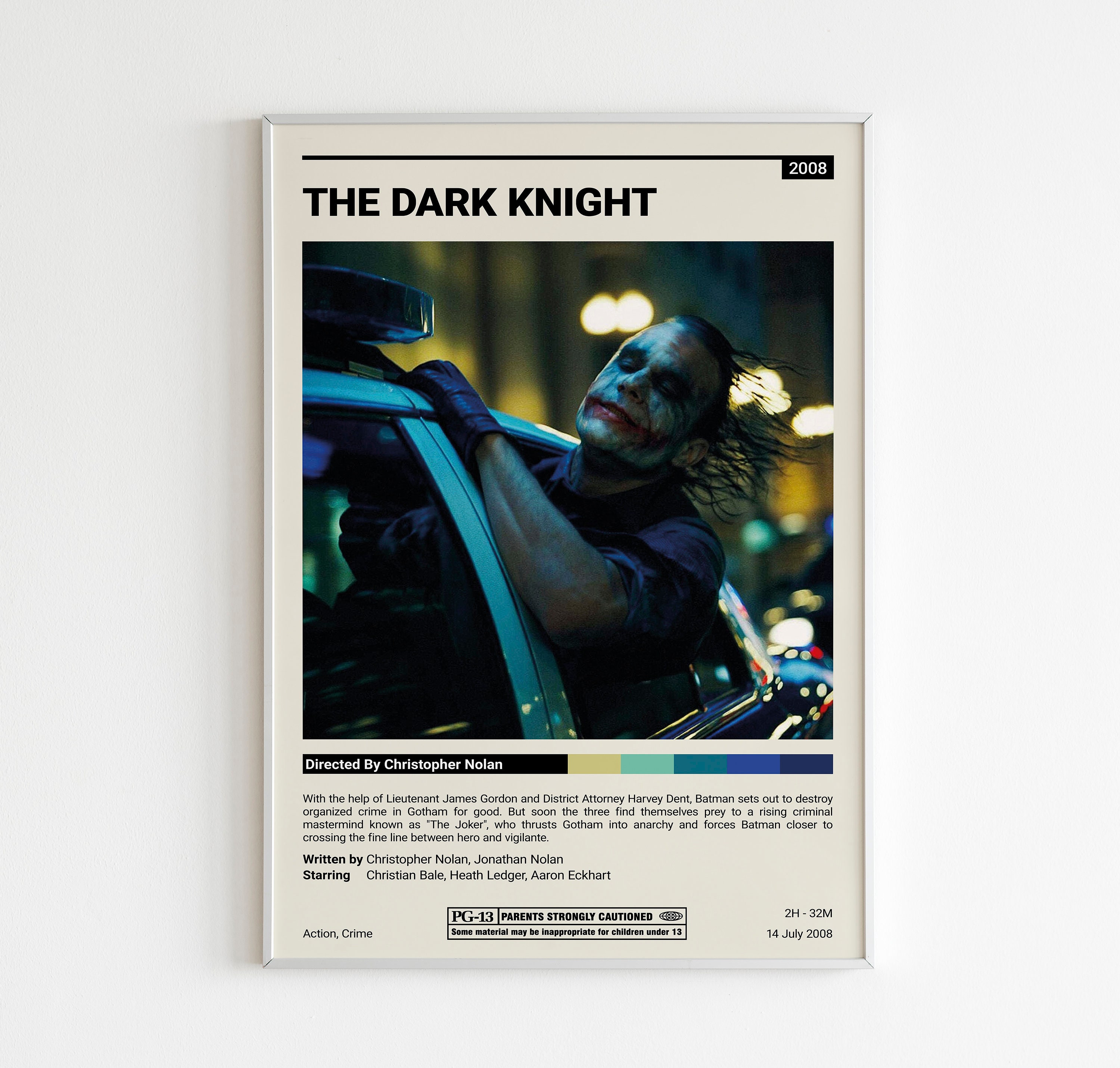 Joker The Dark Knight Posters Online - Shop Unique Metal Prints