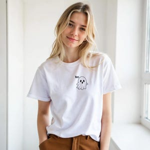 Boo Ghost Shirt | Halloween Tee | Spooky Season Aesthetic | Ghost Graphic Tee