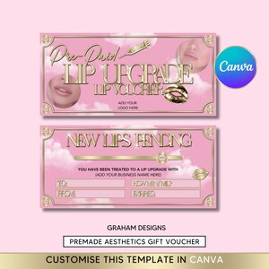 Aesthetics Gift Voucher, Lip Filler Voucher, Aesthetic Practitioner, Edit In Canna Voucher, Customisable Gift Voucher, Beauty Voucher