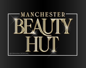 Premade Logo, For Beauty Business Owner, Salon Logo, Any Name Added, Luxe Theme