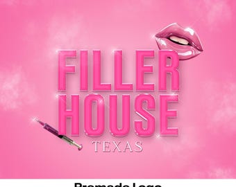 Aesthetic Practitioner Premade logo design for aesthetics, Pink lips logo, Salon owner, Beauty academy