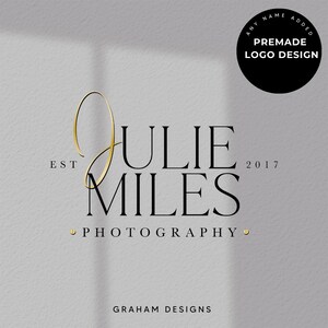 Photography Logo for your business, Personal Logo, Minimalist Design, Real Estate Logo, Boutique Logo, Watermark Included, Premade Logo