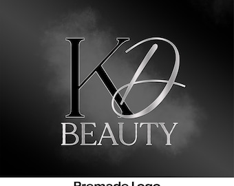 Black and Silver Logo Design, For beauty business, Real Estate Logo, Boutique Logo, Premade logo salon, Luxury logo,  Any Name Added