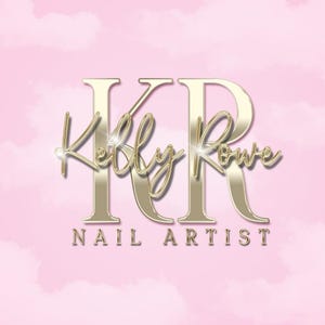 Vooraf gemaakt luxe schoonheidslogo, voor salon, Lash Tech-logo, voor kleine bedrijven, roze en gouden logo | Jouw naam toegevoegd