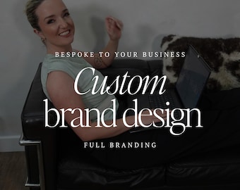 Custom branding package, high end logo design, luxury design for brands | FULL BESPOKE BRANDING